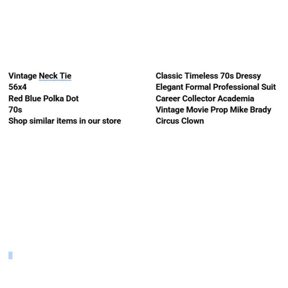 Vintage Neck Tie Red Blue Polka Dot 56x4 70s Collector Movie Prop Circus Clown - Picture 2 of 7